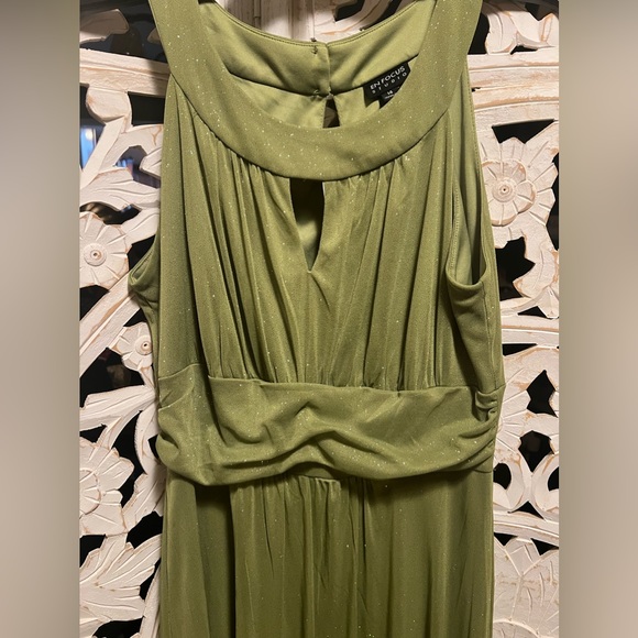 Enfocus studio green sparkly dress - Picture 2 of 6